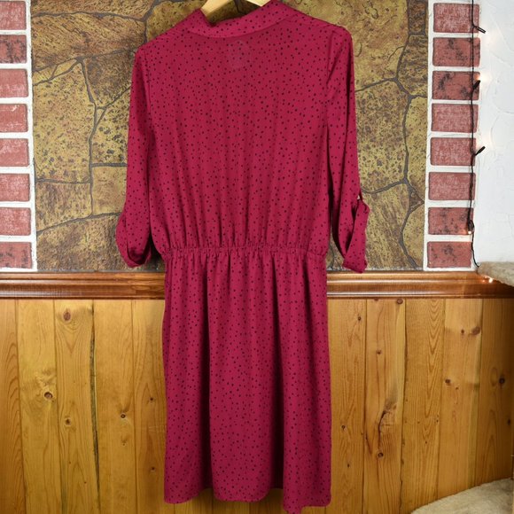 Reitmans Red Polkadot Dress - Picture 2 of 7